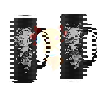 Gaming Axolotl Para Niños Y Jugadores -Ideojuego Kawaii Taza de café - Regaloses