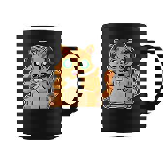Gaming Gato Iideojuego Iideojuego I Ordenador I Pc Taza de café - Regaloses
