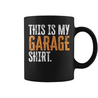 This Is My Garage For Dad Fathers Day Daddy Son Matching Coffee Mug - Monsterry DE