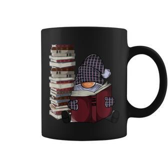 Garden Gnome Reading Books Gnomes Book Lover Coffee Mug - Monsterry UK