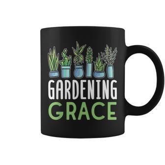 Gardening Grace Plant Name Gardener Garden Coffee Mug - Seseable