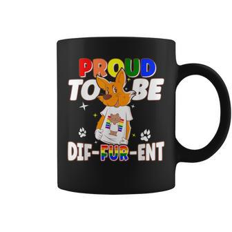 Gay Furries Proud To Be Different Fursuit Happy Furry Coffee Mug - Thegiftio UK