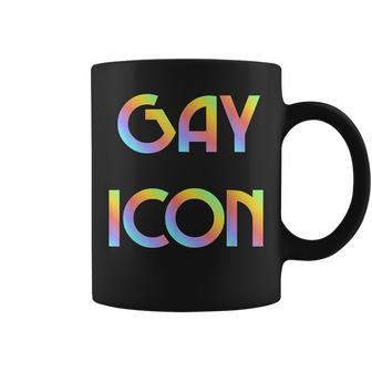Gay Icon Legend Rainbow Flag Pride Lgbt Meme Queer T-S Coffee Mug - Monsterry UK