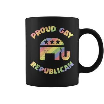 Gay Republican Lgbtq Rainbow Coffee Mug - Monsterry CA