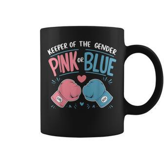 Gender Reveal Party Keeper Of Gender Boxing Coffee Mug - Monsterry