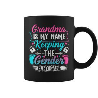 Gender Reveal Quote For A Keeper Of The Gender Grandma Coffee Mug - Monsterry UK