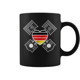 German Cars Engineering Heart Germany Coffee Mug - Monsterry DE
