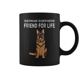 German Shepherd Friend For Life Dog Friendship Coffee Mug - Thegiftio UK