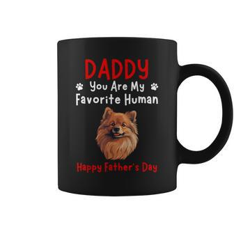 German Spitz Daddy You Are My Favorite Human Father's Day Coffee Mug - Thegiftio UK