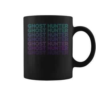 Ghost Hunter Paranormal Retro Coffee Mug - Monsterry CA