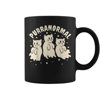 Ghost Hunting Cat Paranormal Investigator Ghost Researcher Coffee Mug - Seseable