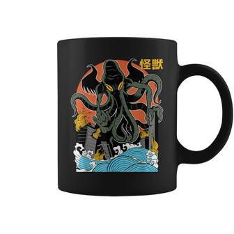 Giant Cthulhu Sunset Japanese Coffee Mug - Thegiftio UK
