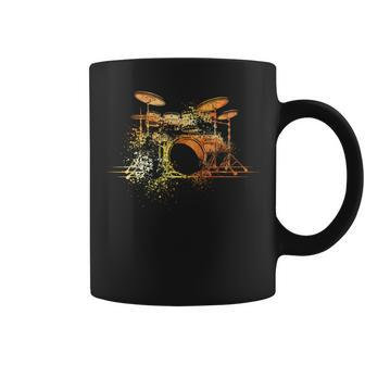 For Drummers Drumsticks Vintage Drum Kit Tassen - Seseable