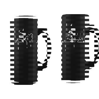 Gimnasia Rítmica Latido Cardíaco Ekg Pulso Gimnasia Con Aro Taza de café - Regaloses