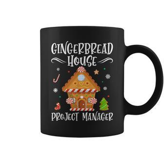 Gingerbread House Project Manager Baking Xmas Pajamas Coffee Mug - Thegiftio UK