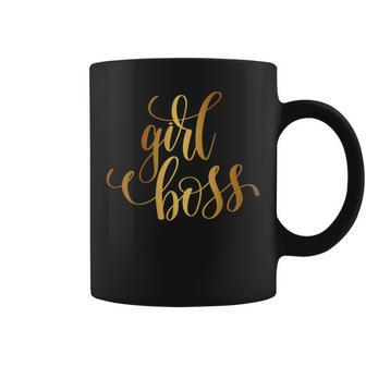Girl Boss Leader Be Yourself Inspired Life Living Joy Goals Coffee Mug | Crazezy DE
