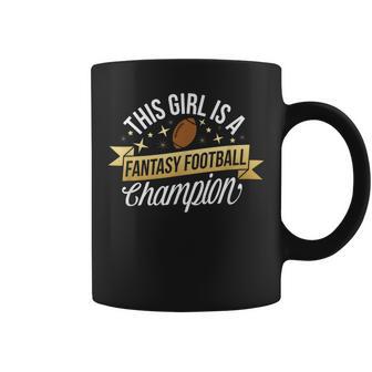 This Girl Is A Fantasy Football Champion Winner Coffee Mug - Monsterry CA