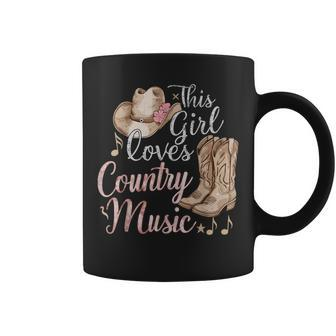 This Girl Loves Country Music Coffee Mug - Monsterry CA