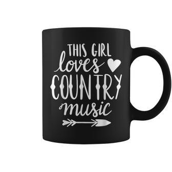 This Girl Loves Country Music Country Music Lover Coffee Mug - Monsterry AU