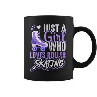 Girl Loves Roller Skating Roller Skate Girl Coffee Mug - Thegiftio UK