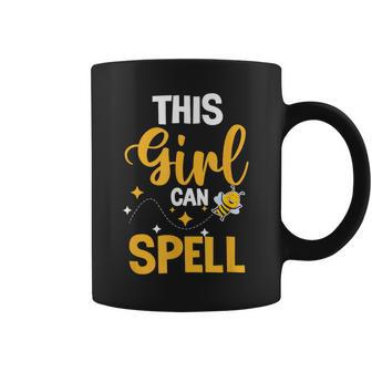 This Girl Can Spell Spelling Bee Speller Champion Coffee Mug | Mazezy