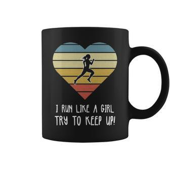 Girls Cross Country Running Coffee Mug | Mazezy