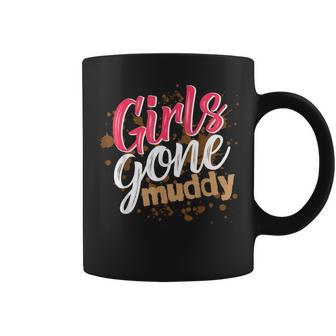 Girls Gone Muddy Mud Run Outfit For Mud Run Team Coffee Mug - Monsterry AU