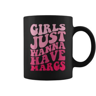 Girls Just Wanna Have Margs Retro Groovy Cinco De Mayo Coffee Mug - Monsterry UK