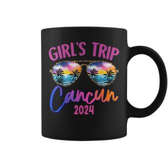 Girls Trip Cancun Mexico 2024 Sunglasses Summer Girlfriend Coffee Mug - Seseable
