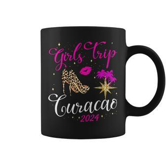 Girls Trip Curacao 2024 For Vacation Birthday Squad Coffee Mug - Monsterry CA