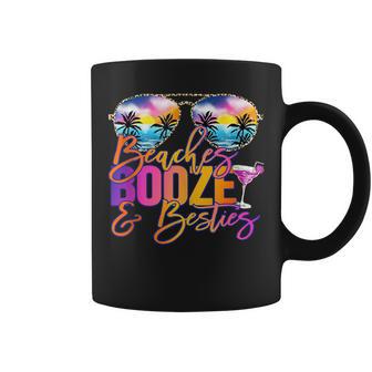 Girls Trip Matching Beaches Booze & Besties Coffee Mug - Monsterry DE