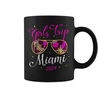 Girls Trip Miami 2024 Beach Weekend Birthday Squad Coffee Mug - Seseable