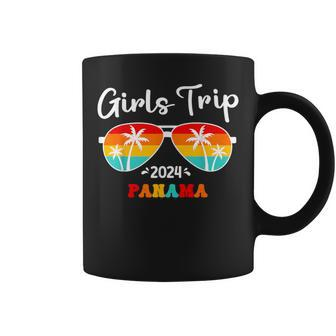 Girls Trip Panama 2024 Girls Weekend Birthday Squad Groovy Coffee Mug | Mazezy UK