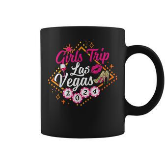 Girls Trip Vegas 2024 Girls Weekend Friends Matching Coffee Mug | Mazezy