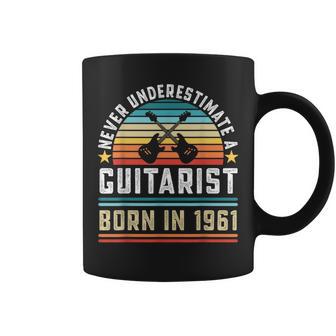 Gitarristen Born 1961 60 Geburtstag Gitarre Geschenk Papa Tassen - Geschenkecke