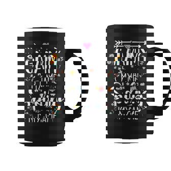 Glammy Is My Name Spoiling Is My Game Grandma Coffee Mug - Seseable