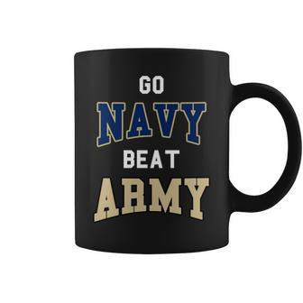 Go Navy Beat Army America's Game Sports Football Fan Coffee Mug - Monsterry UK