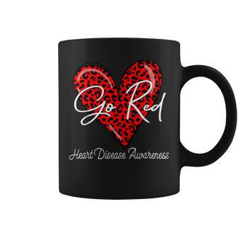 Go Red Heart Disease Awareness Chd February Wear Red Coffee Mug - Thegiftio UK