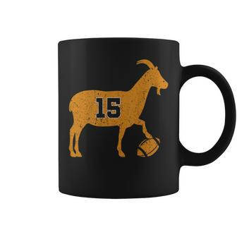 Goat 15 Red And Yellow Fotball Coffee Mug - Seseable