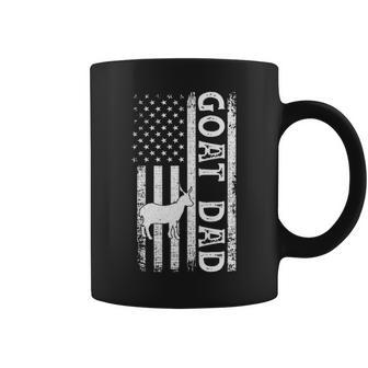 Goat Farmer American Flag Goat Dad Coffee Mug | Mazezy CA