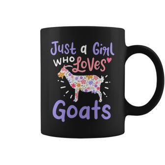 Goat Just A Girl Who Loves Goats For Goat Lovers Coffee Mug | Mazezy