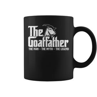The Goatfather Goat Owner Animal Farmer Rancher Farming Coffee Mug - Monsterry CA