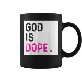 God Is Dope Purple Christian Faith Believe Coffee Mug - Monsterry AU