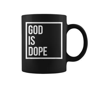 God Is Dope Stylish Coffee Mug - Monsterry DE