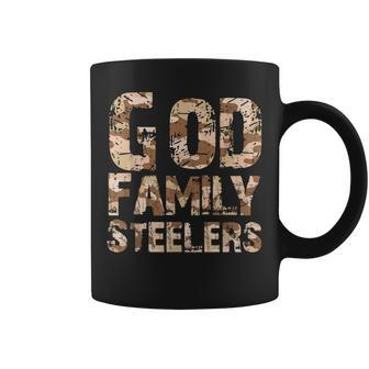 God Family Slers Pro Us Camouflage Father's Day Dad Coffee Mug | Crazezy