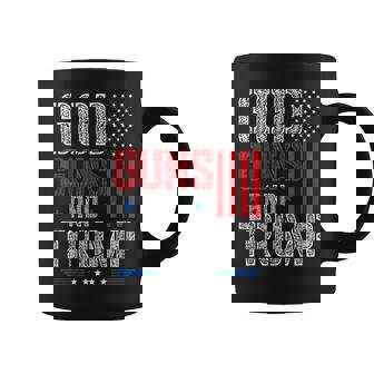 God Shoots And Trumps Patriotic American Coffee Mug - Thegiftio