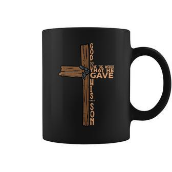 God So Loved The World John 316 Easter Religious Women Coffee Mug | Mazezy