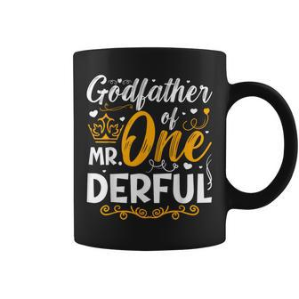 Godfather Of Mr One Derful Party Family 1St Birthday Coffee Mug - Monsterry CA