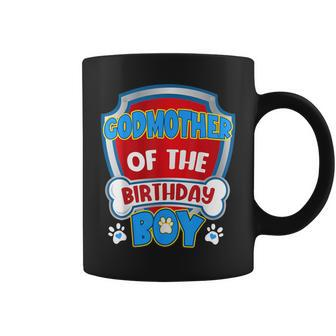 Godmother Of The Birthday Boy Dog Paw Family Matching Coffee Mug - Monsterry DE