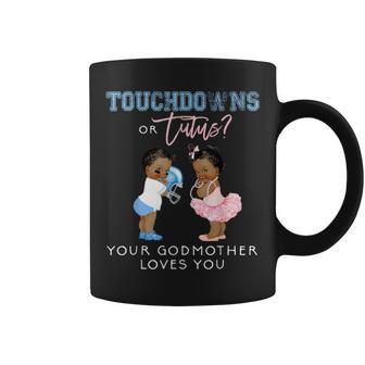 Godmother Gender Reveal Touchdown Tutu Baby Shower Coffee Mug - Monsterry